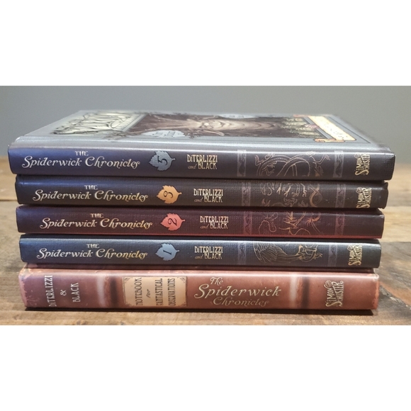Spiderwick Chronicles Lot Tony Diterlizza Hardcover Vg Lucinda Notebook - Picture 2 of 2